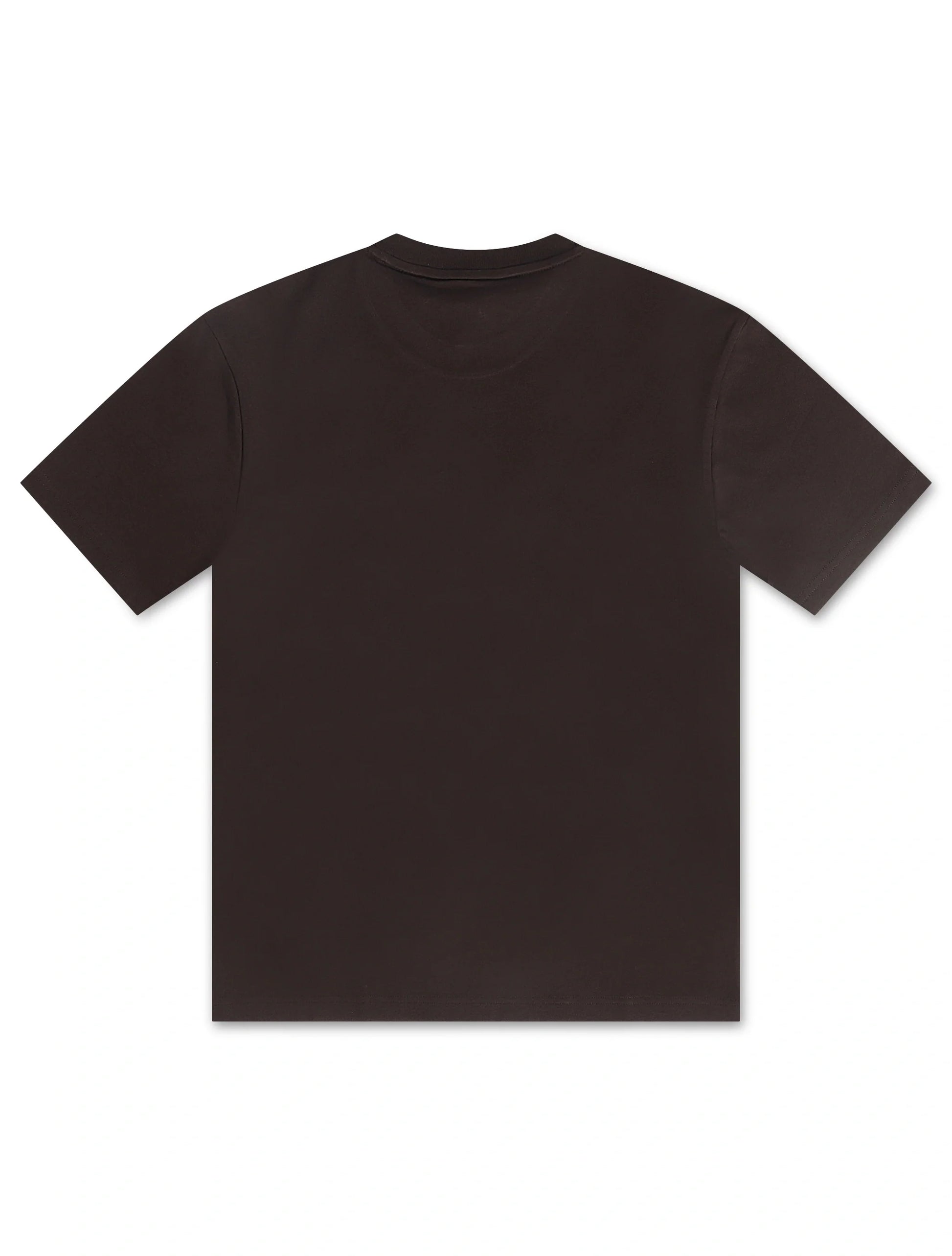Lacoste Mens Cotton Tee - Dark Brown Denim Exchange