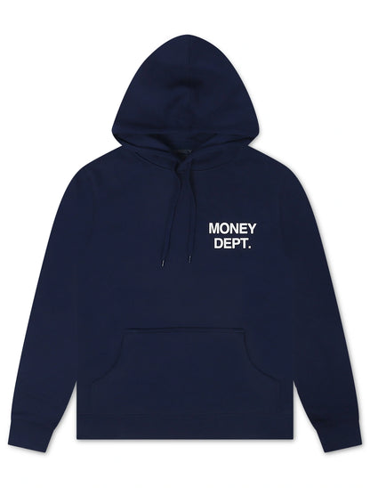 Money Dept. Print Hoodie - Navy/White Denim Exchange