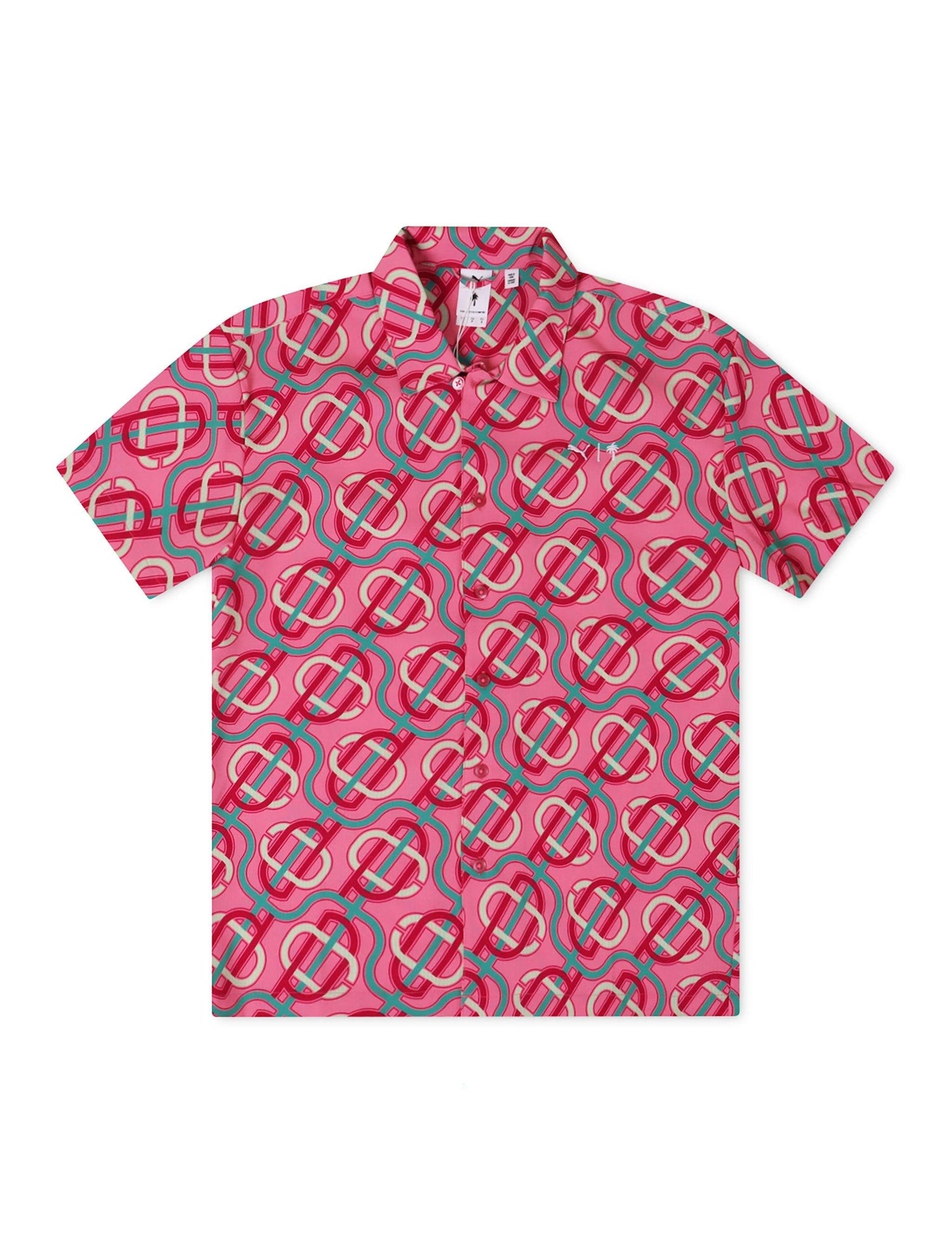 Puma X Palm Tree Crew Button Up - Strawberry Denim Exchange