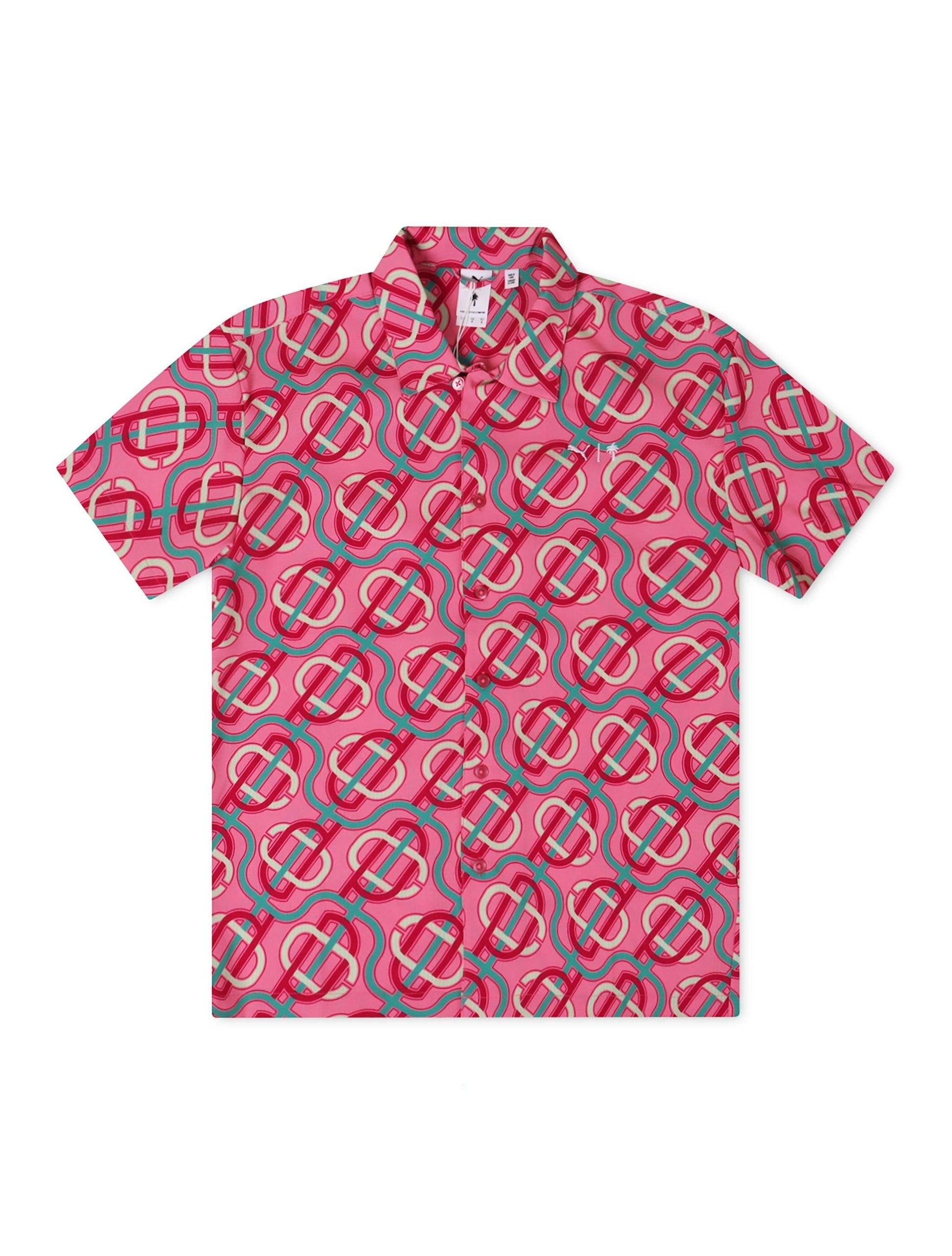 Puma X Palm Tree Crew Button Up - Strawberry Denim Exchange