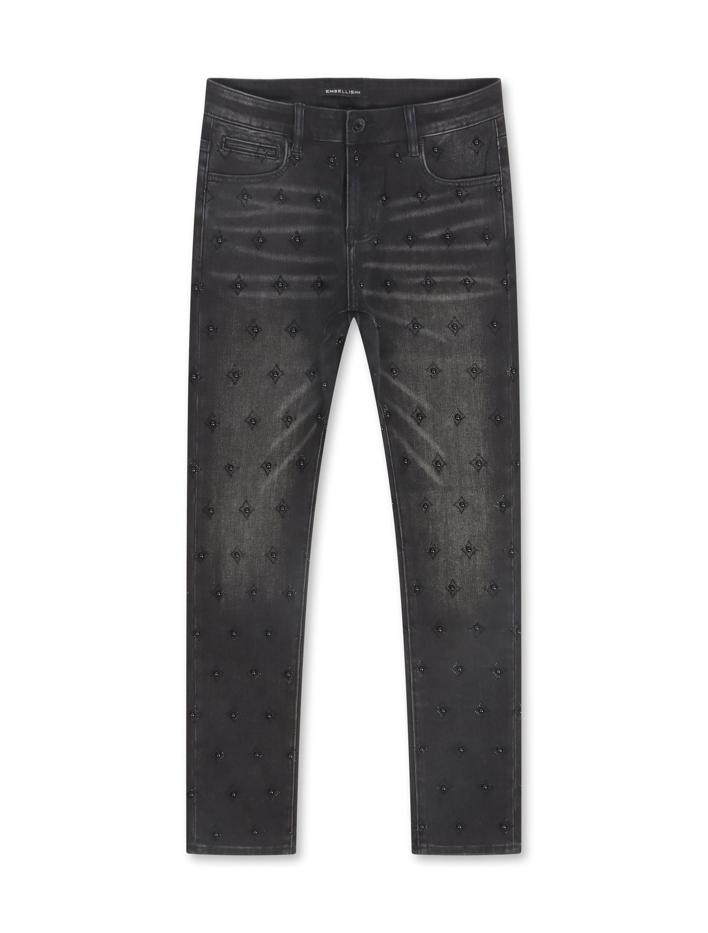 Embellish Cygnus Skinny Jean - Washed Black Denim Exchange