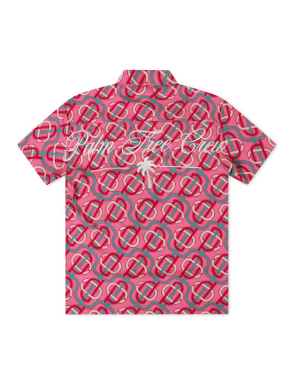 Puma X Palm Tree Crew Button Up - Strawberry Denim Exchange