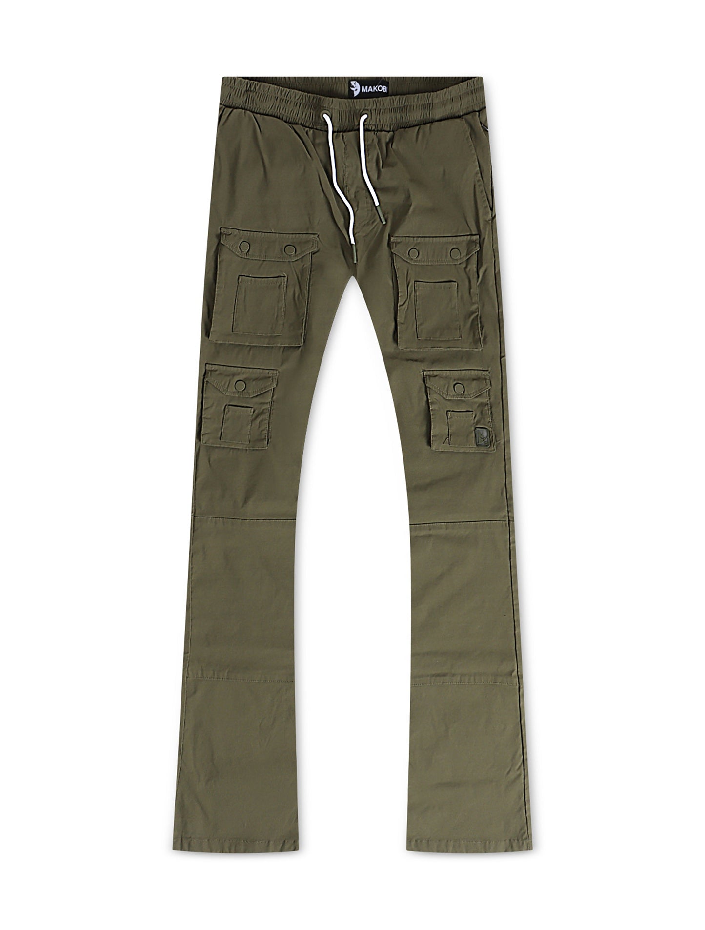 Makobi Colton Nylon Cargo Pants - Olive Denim Exchange