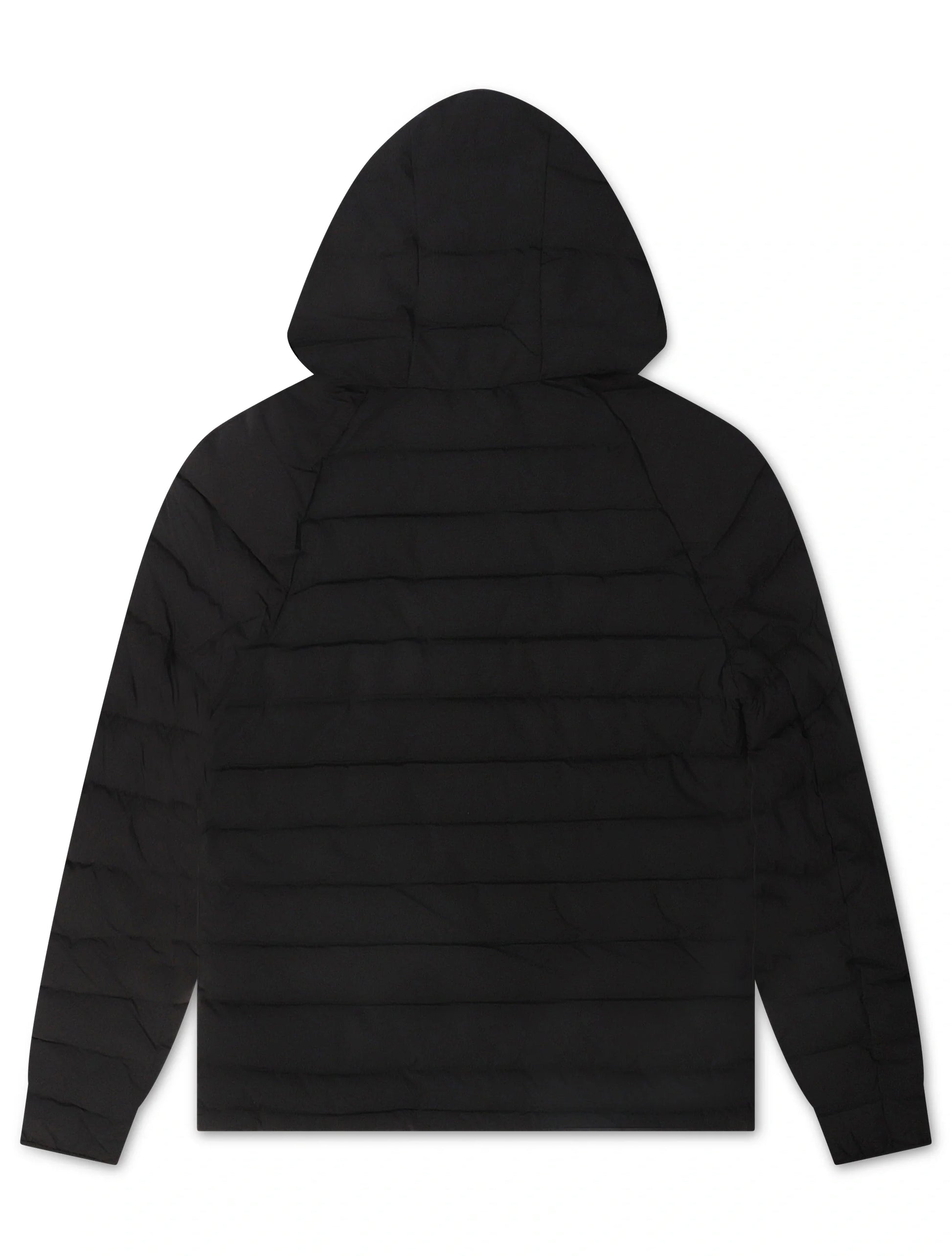 Psycho Bunny Mens Humphrey Hooded Puffer Jacket - Black Denim Exchange