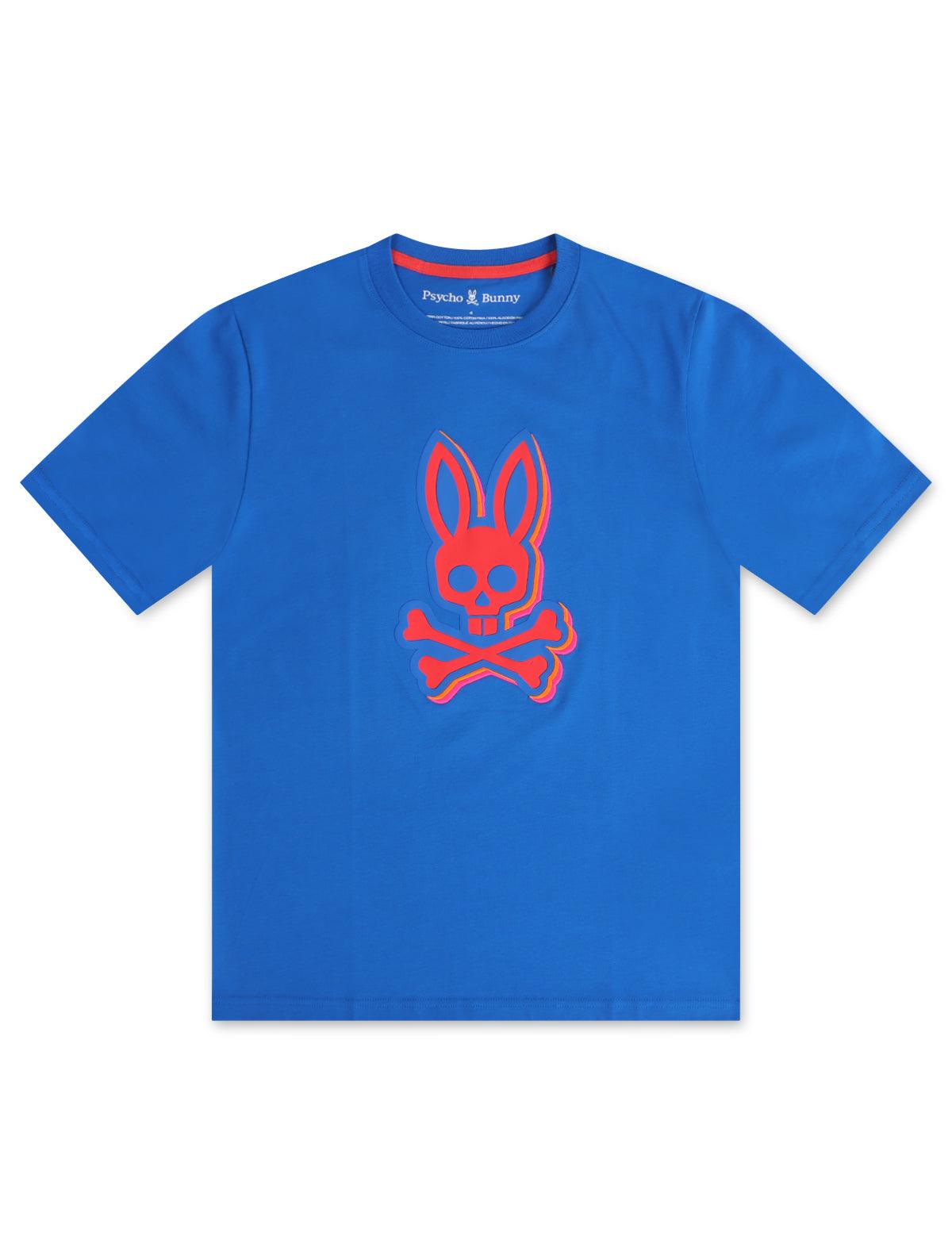 Psycho Bunny Sanderson Graphic Tee - Princess Blue Denim Exchange