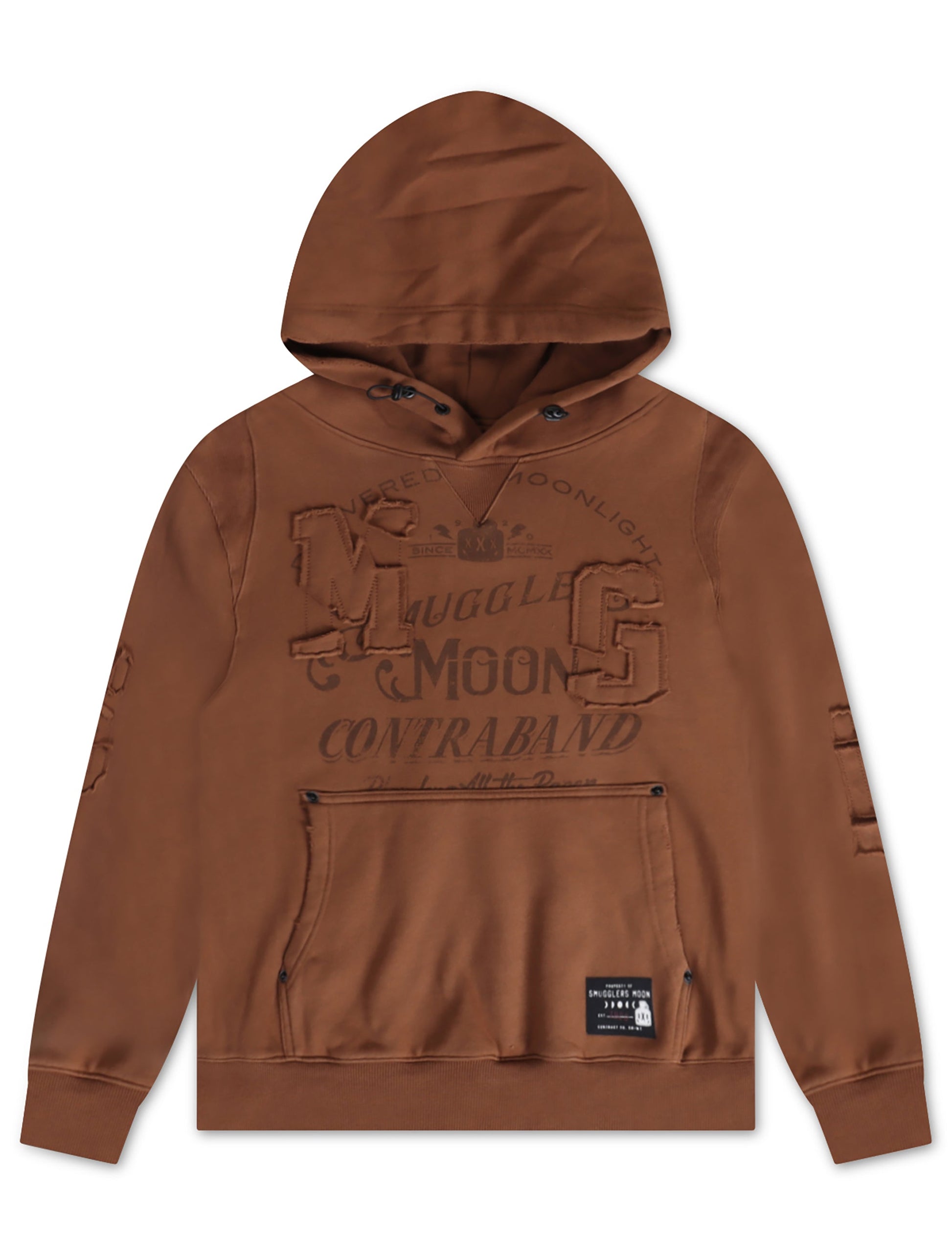 Smugglers Moon Woven Hoodie - Brown Denim Exchange