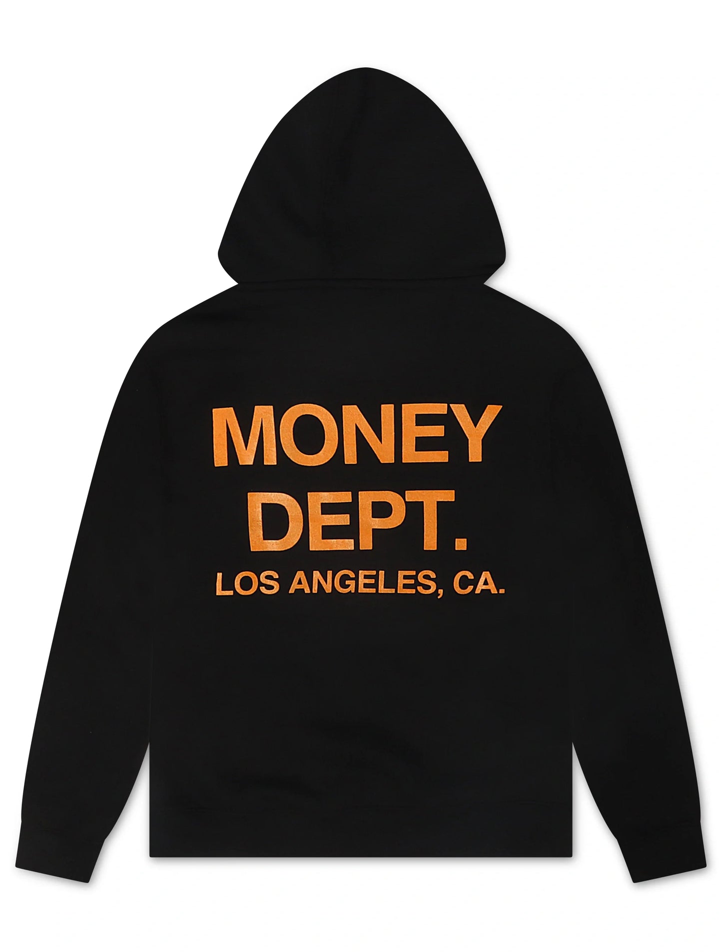 Money Dept. Print Hoodie - Black/Orange Denim Exchange