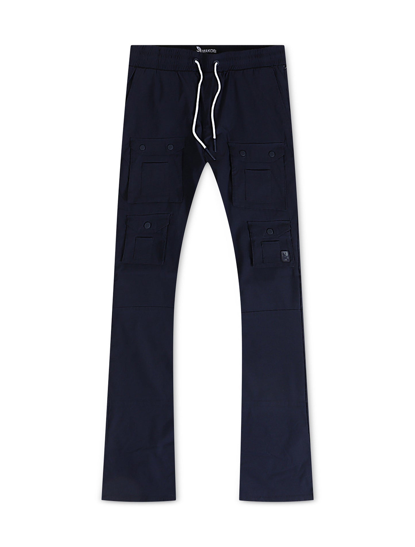 Makobi Colton Nylon Cargo Pants - Navy Denim Exchange