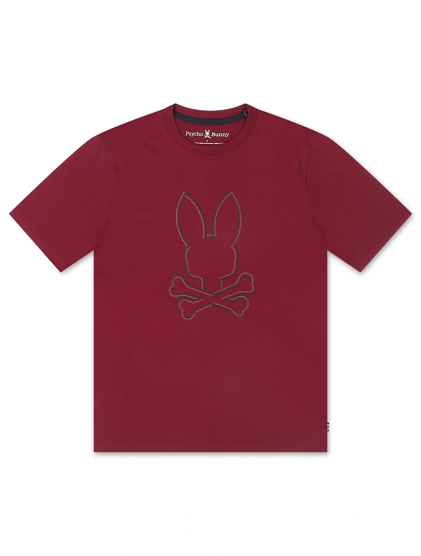 Psycho Bunny Hamilton Graphic Tee - Crimson Denim Exchange