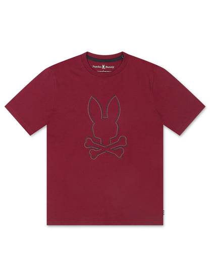 Psycho Bunny Hamilton Graphic Tee - Crimson Denim Exchange