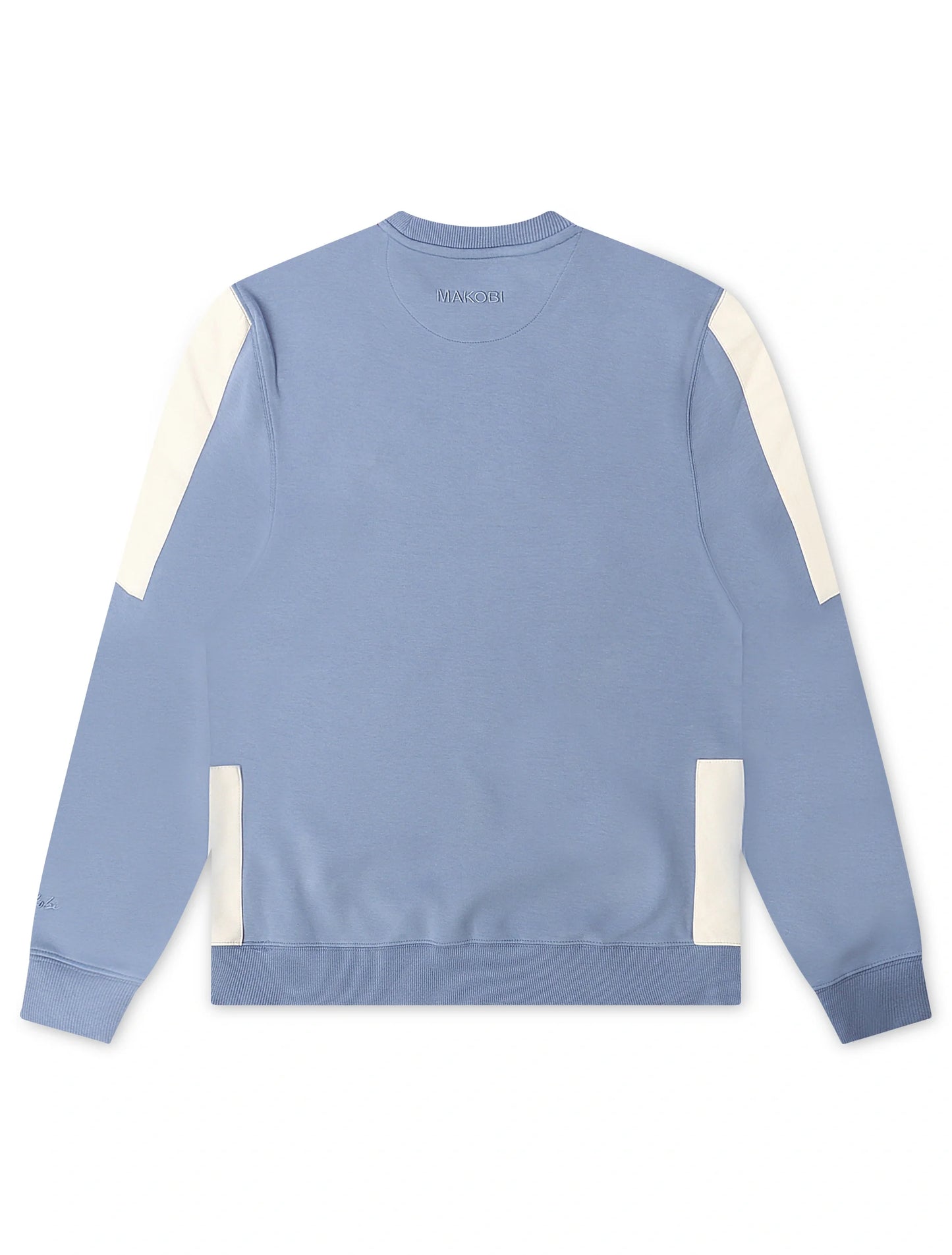 Makobi Star Rhinestone Crewneck - Smoke Blue Denim Exchange