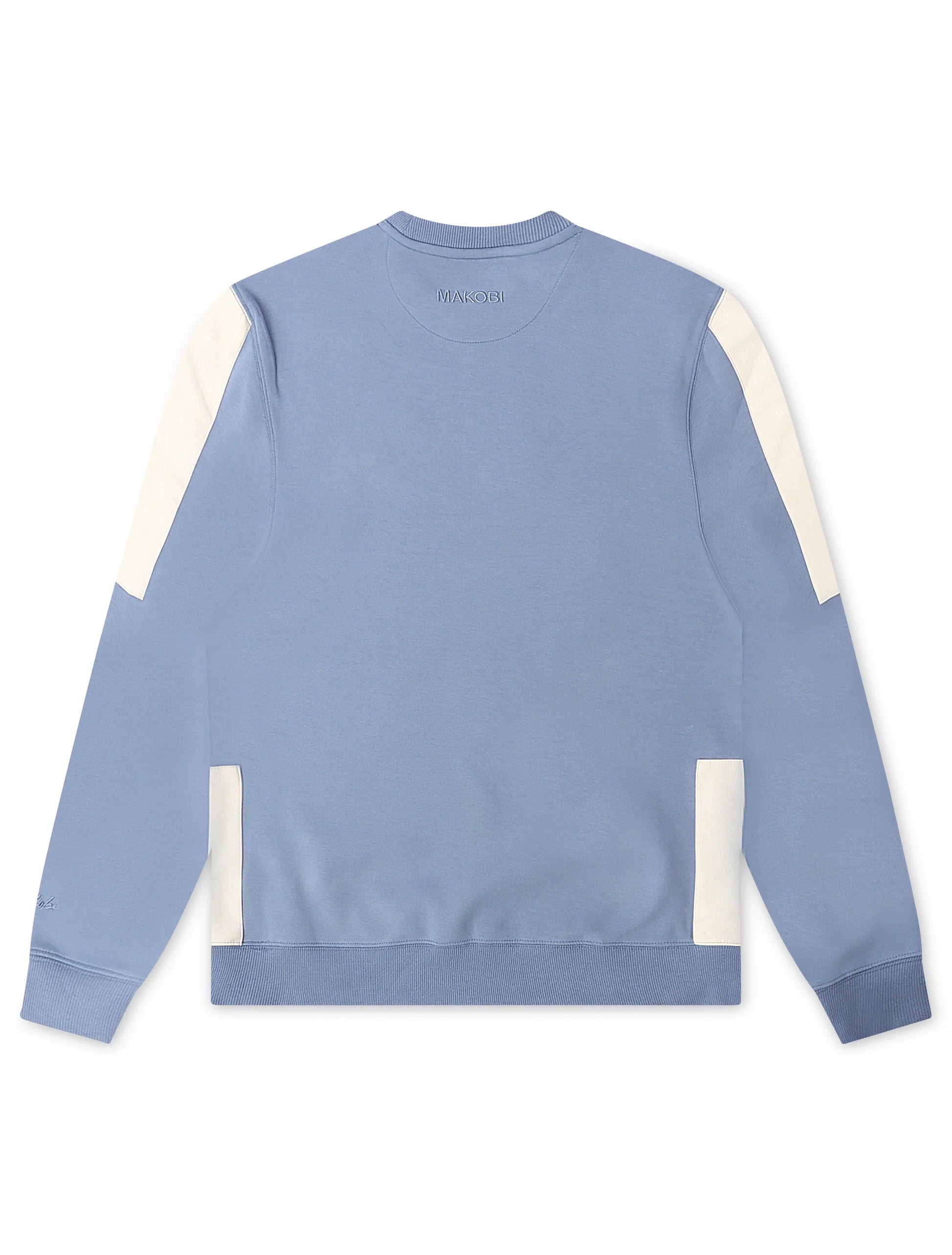Makobi Star Rhinestone Crewneck - Smoke Blue Denim Exchange