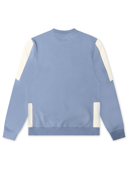 Makobi Star Rhinestone Crewneck - Smoke Blue Denim Exchange