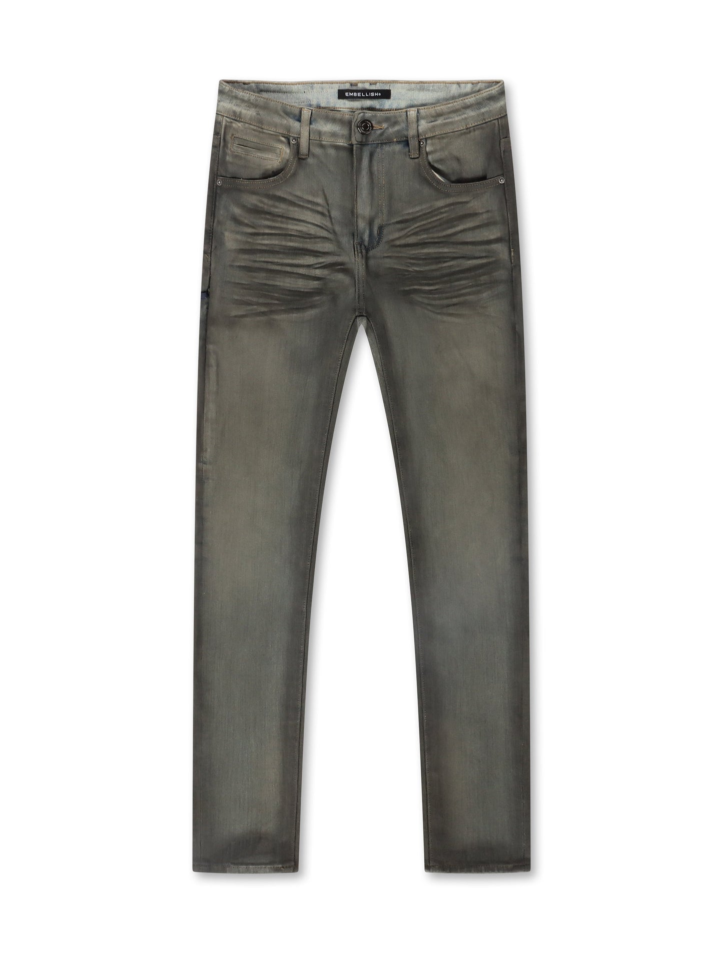 Embellish David Skinny Jeans - Washed Black Denim Exchange