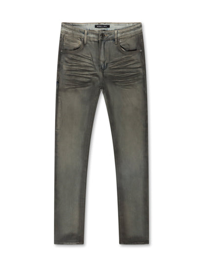 Embellish David Skinny Jeans - Washed Black Denim Exchange