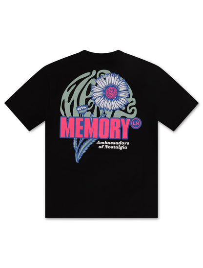 Memory Lane Full Bloom Tee - Black Denim Exchange