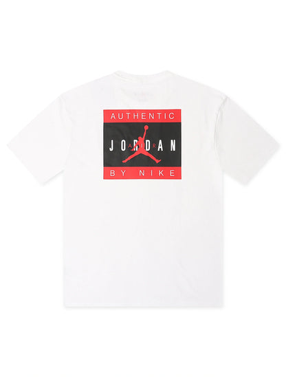 Air Jordan Mens Brand Tee - White Denim Exchange
