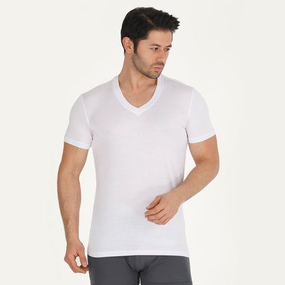 Men’s Bamboo V-Neck Undershirts 3-Pack Bambooven