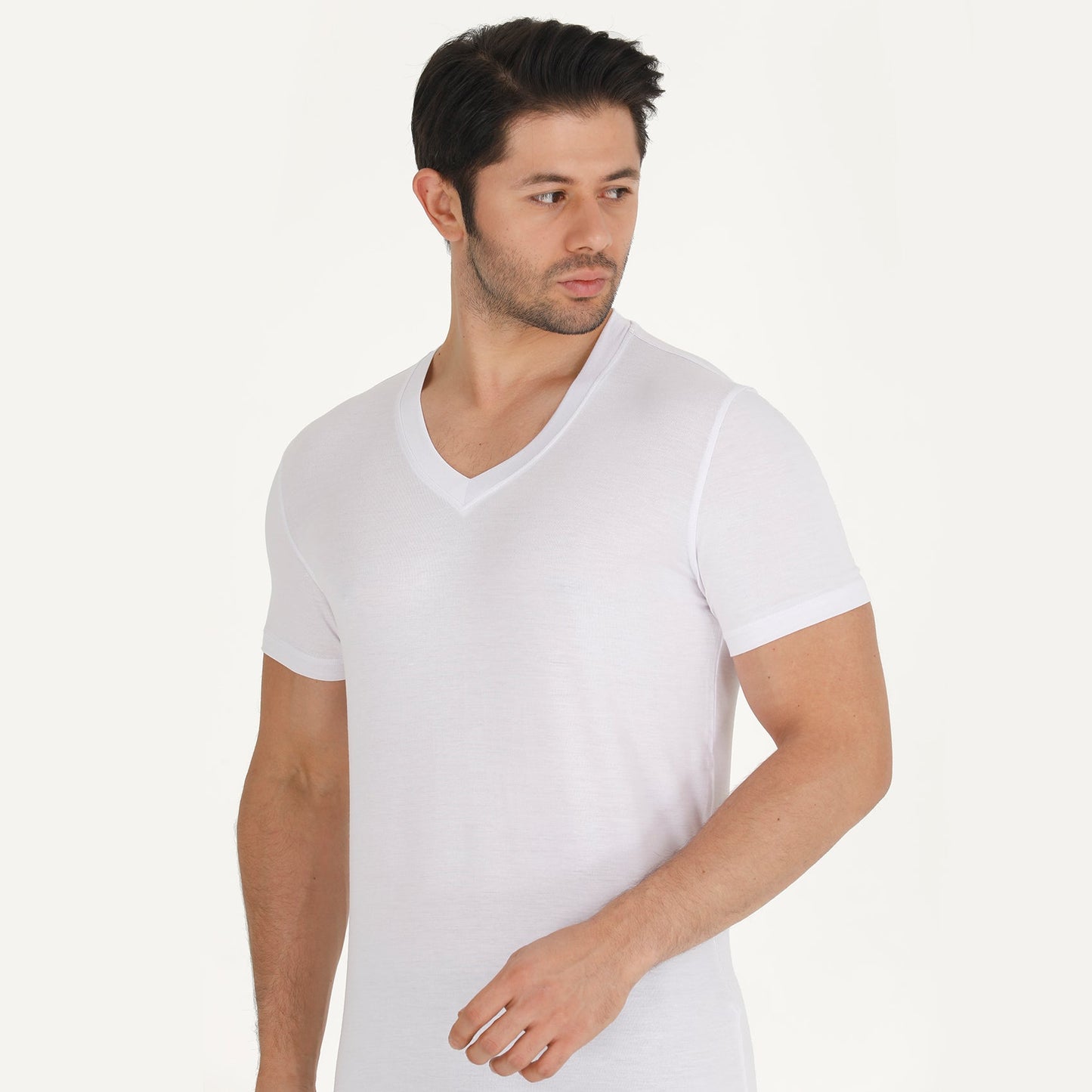Men’s Bamboo V-Neck Undershirts 3-Pack Bambooven