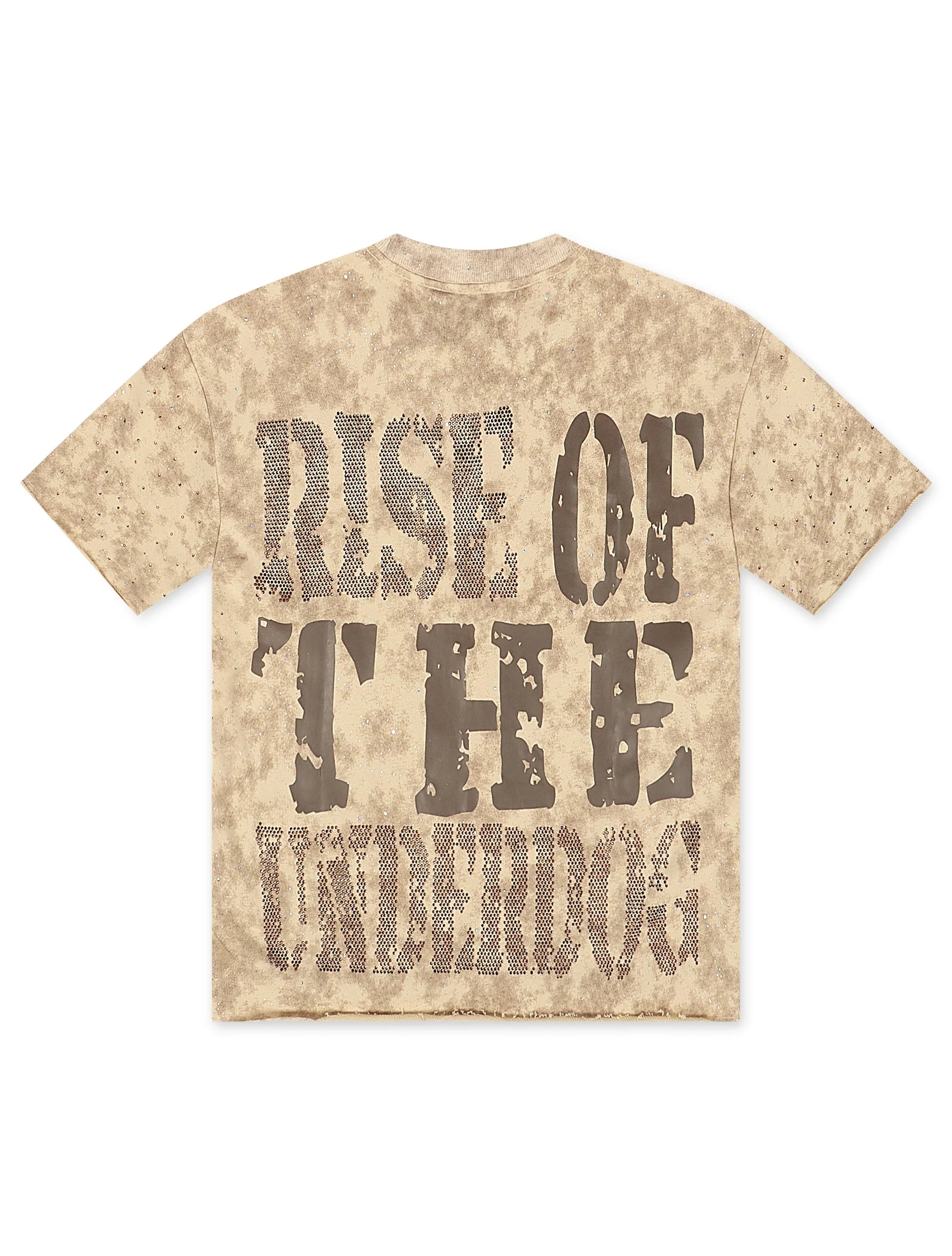 Bkys Contender Cropped Tee - Beige Denim Exchange