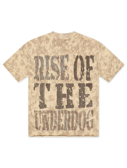 Bkys Contender Cropped Tee - Beige Denim Exchange