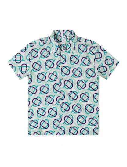 Puma X Palm Tree Crew Button Up - Warm White Denim Exchange