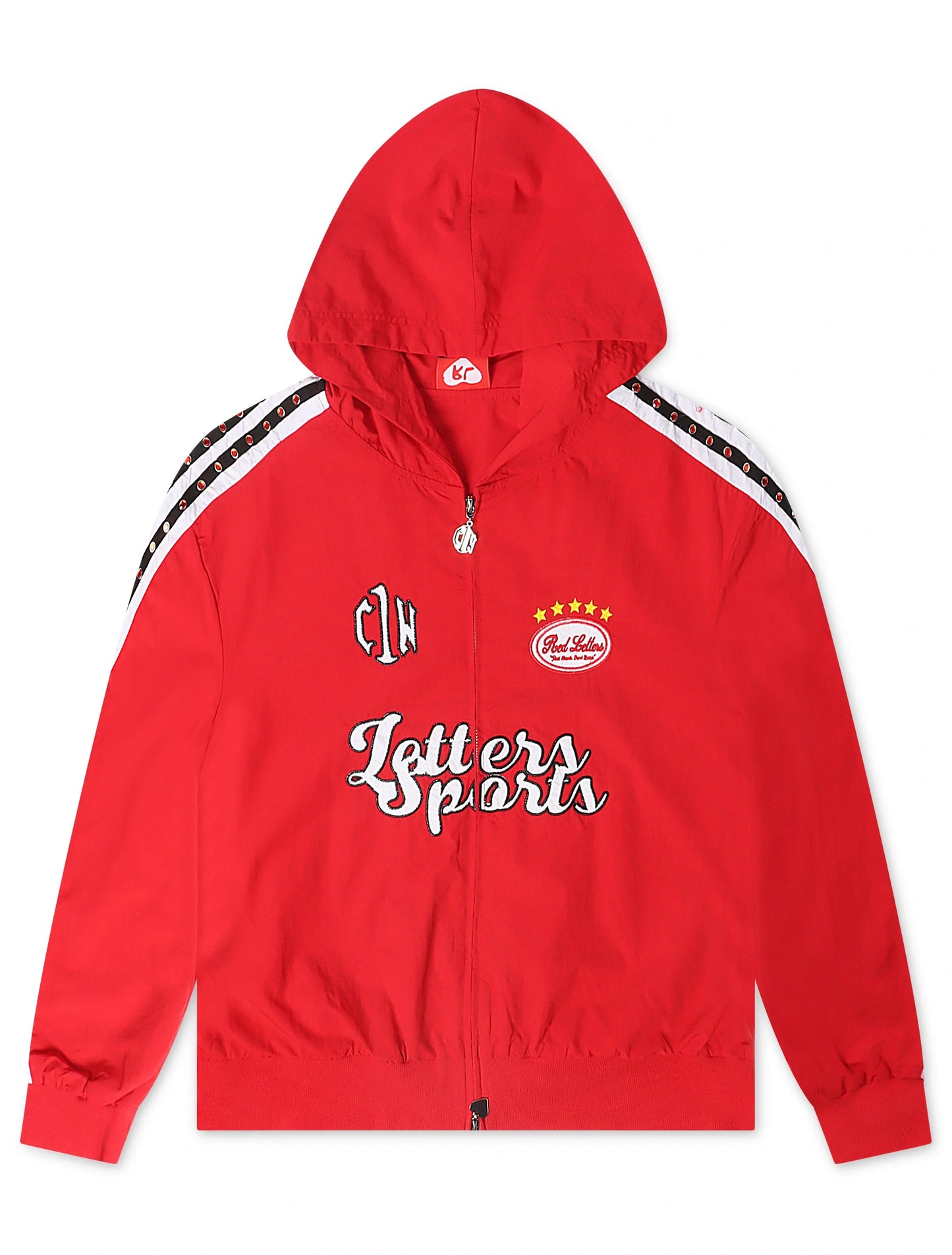 Red Letters x Cam Newton Rhinestone Hoodie - Red Denim Exchange