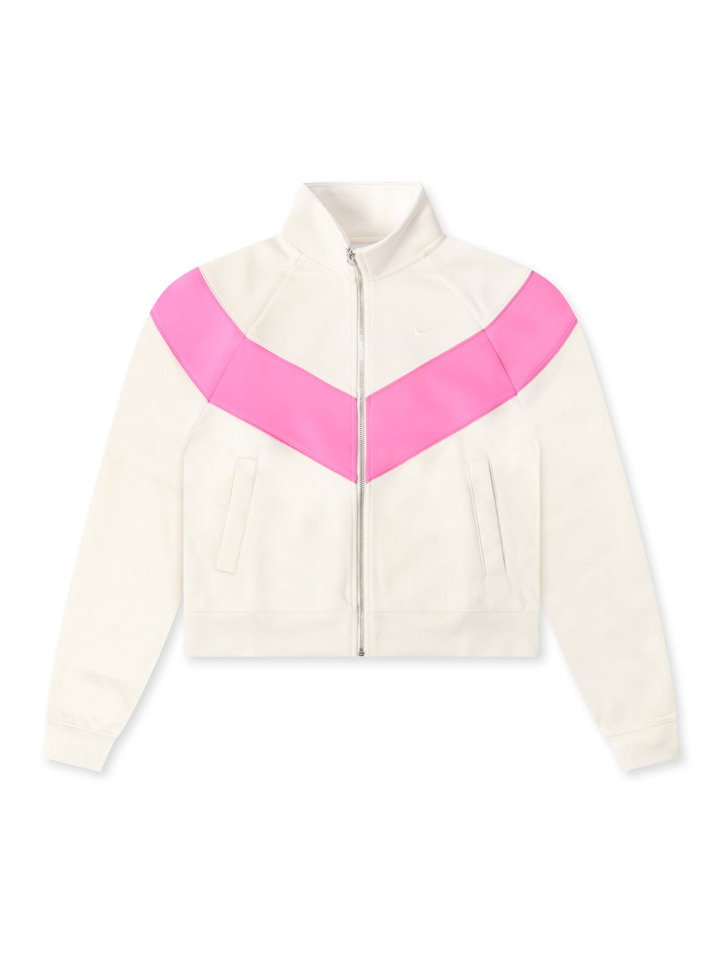 Nike Womens Sportswear Windrunner Knit Jacket - Sail/Playful Pink Denim Exchange