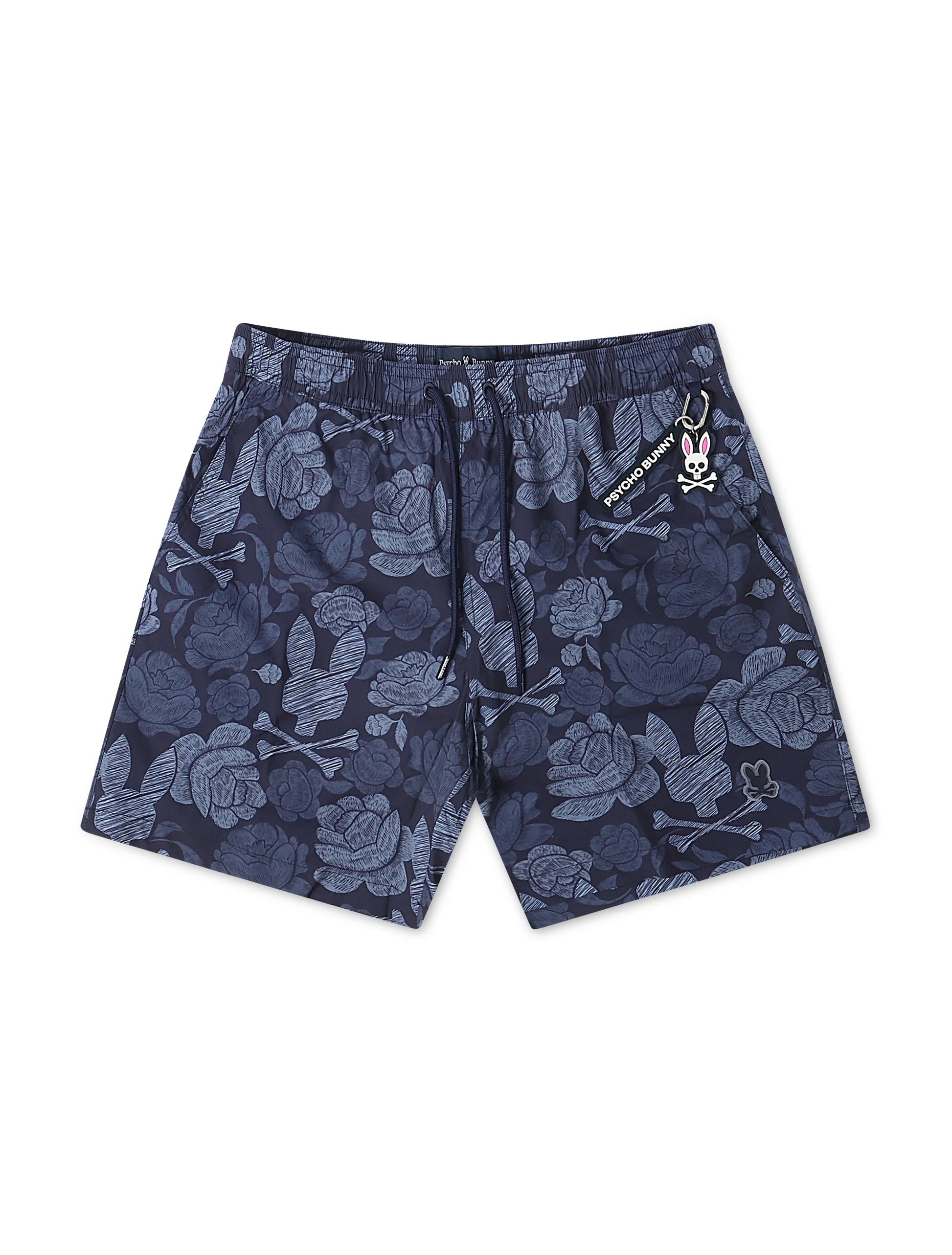 Psycho Bunny Rowen Swim Trunks - Blue Denim Exchange