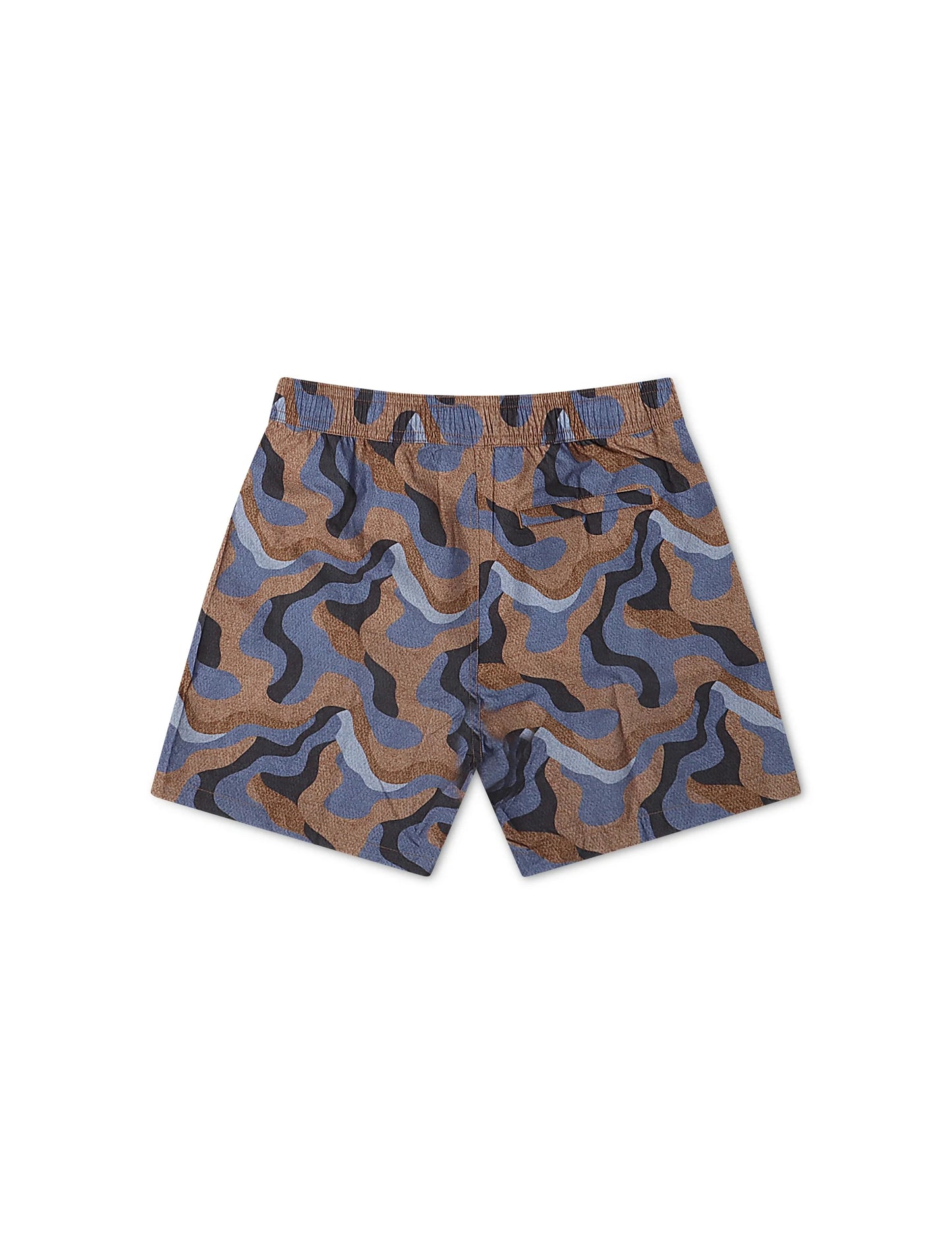 Psycho Bunny Dante Swim Trunks - Brown Denim Exchange