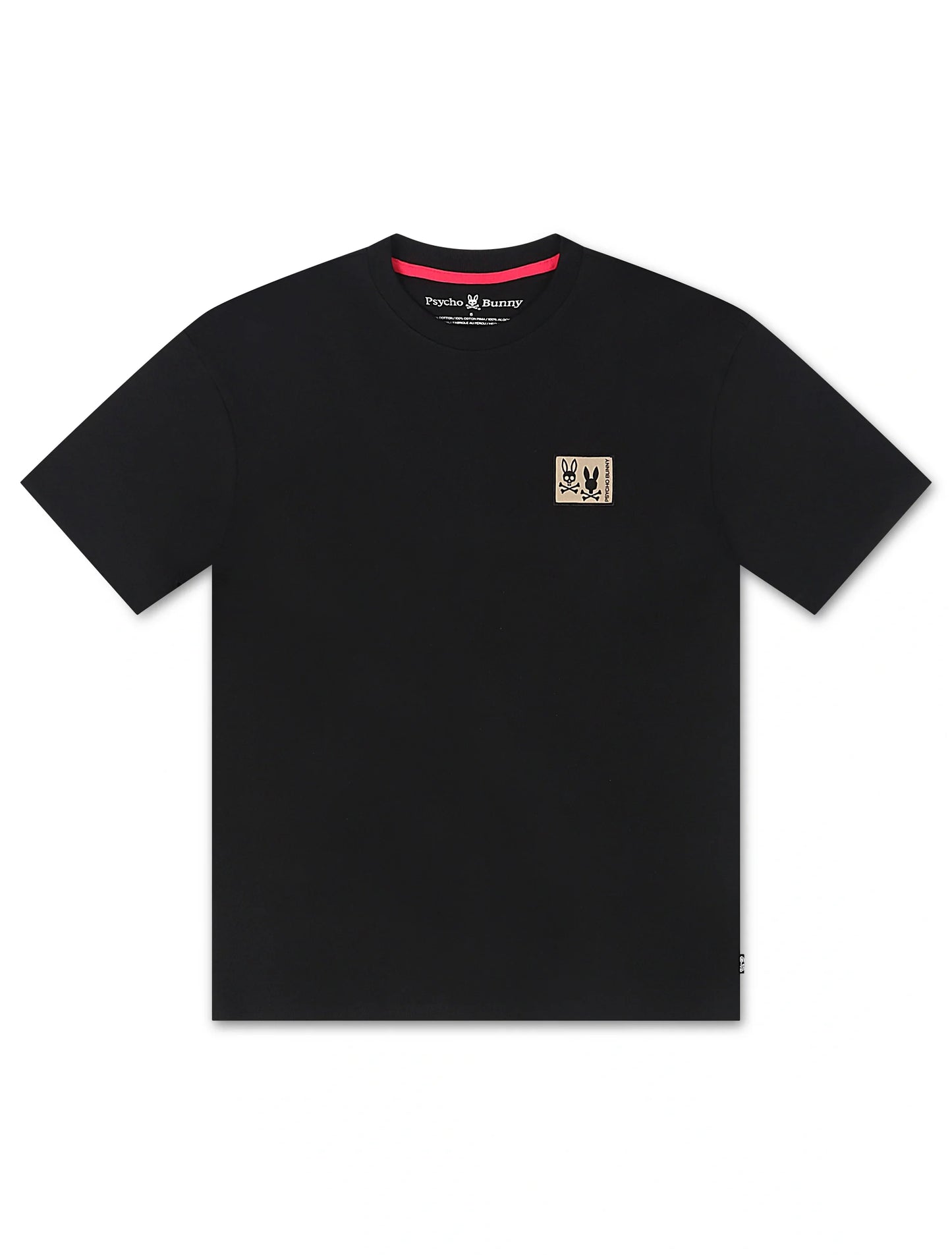Psycho Bunny Monroe Heavy Weight Relaxed Fit Tee - Black Denim Exchange