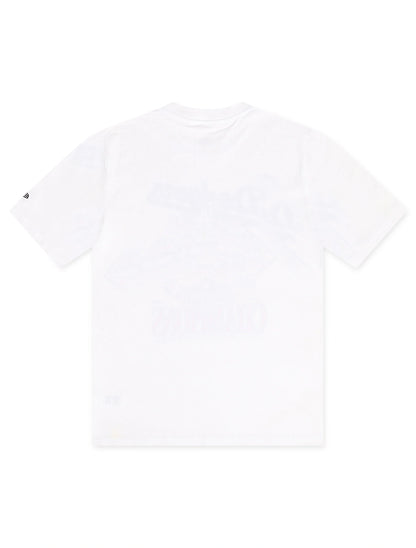 New Era LA Dodgers Portrait Tee - White Denim Exchange