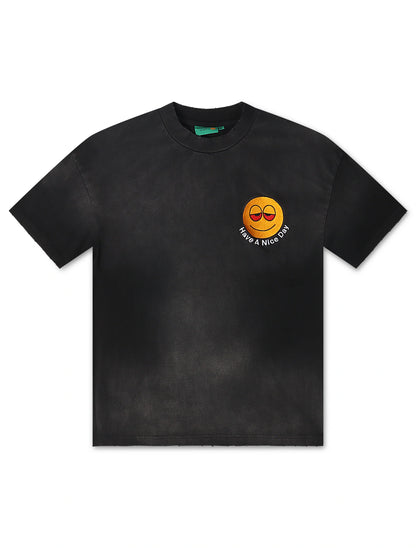 GasNYC Have a Nice Day Tee - Black Denim Exchange