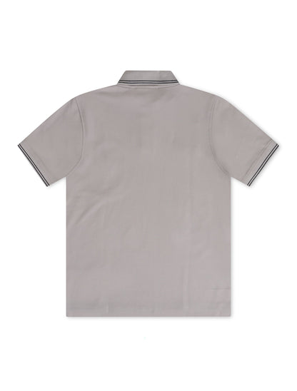 Psycho Bunny Milton Pique Polo - Oyster Denim Exchange