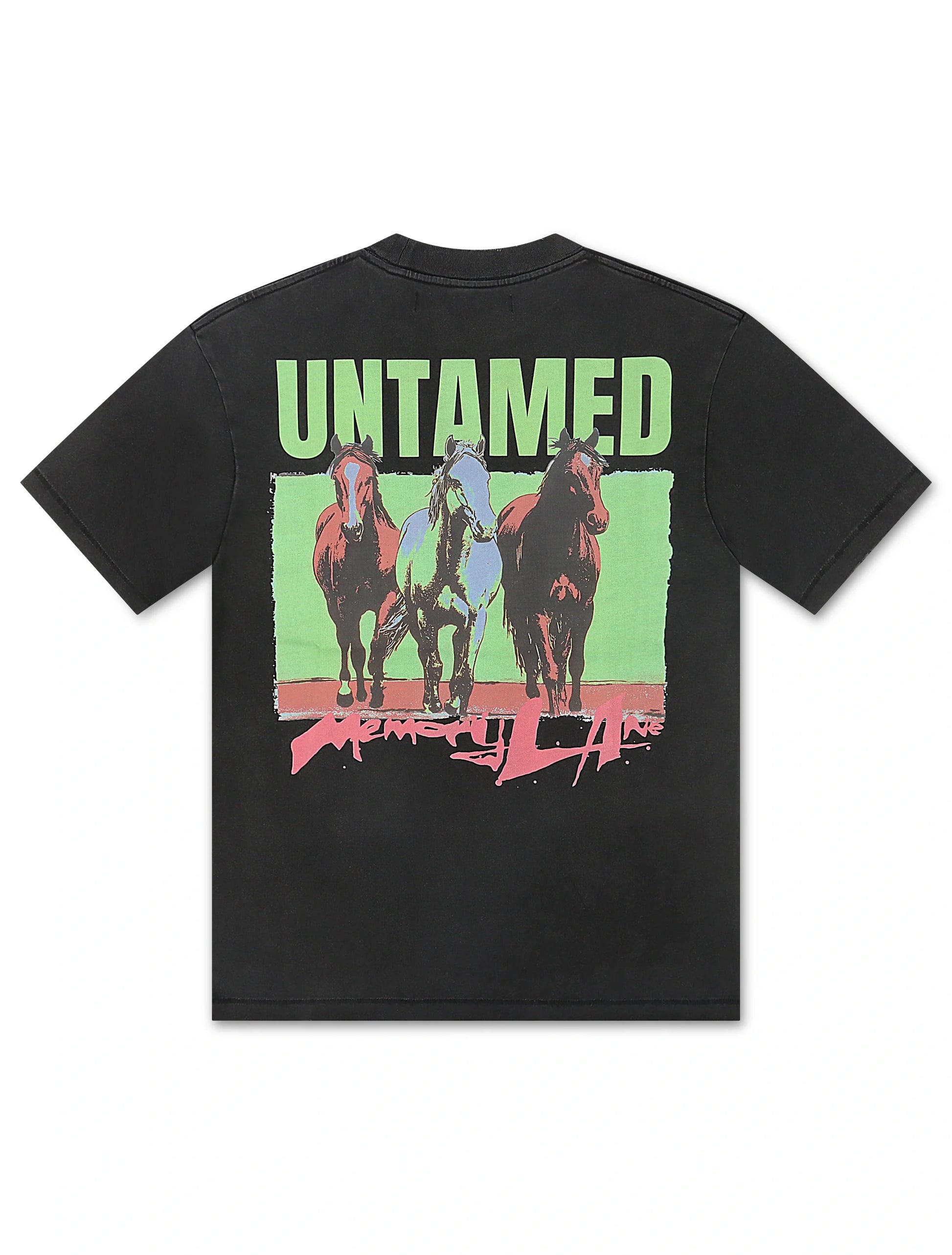 Memory Lane Untamed Tee - Vintage Black Denim Exchange