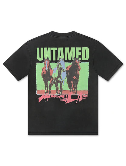 Memory Lane Untamed Tee - Vintage Black Denim Exchange