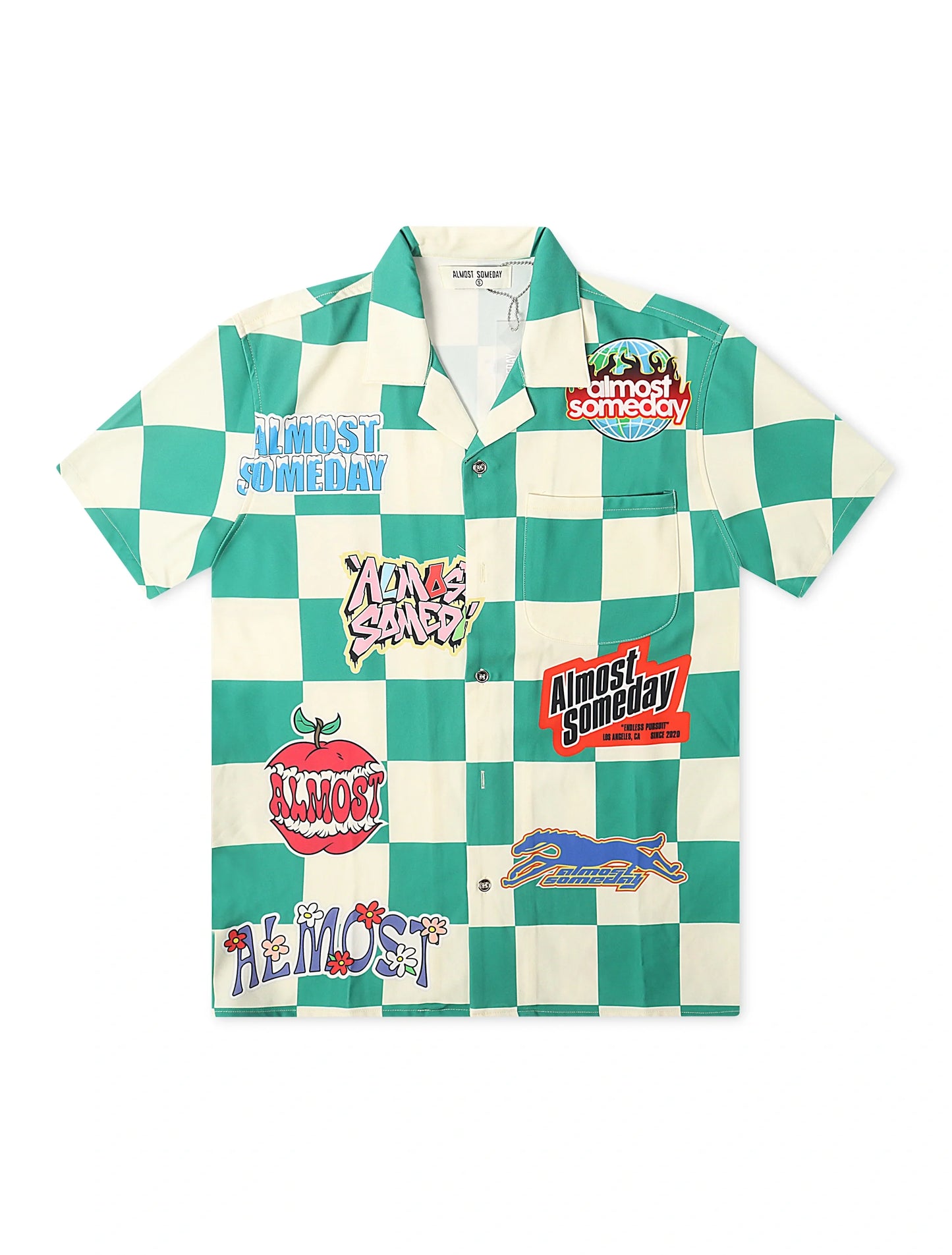 Almost Someday Hendrix Button Up - Green Denim Exchange