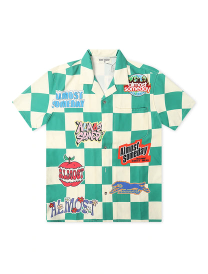 Almost Someday Hendrix Button Up - Green Denim Exchange