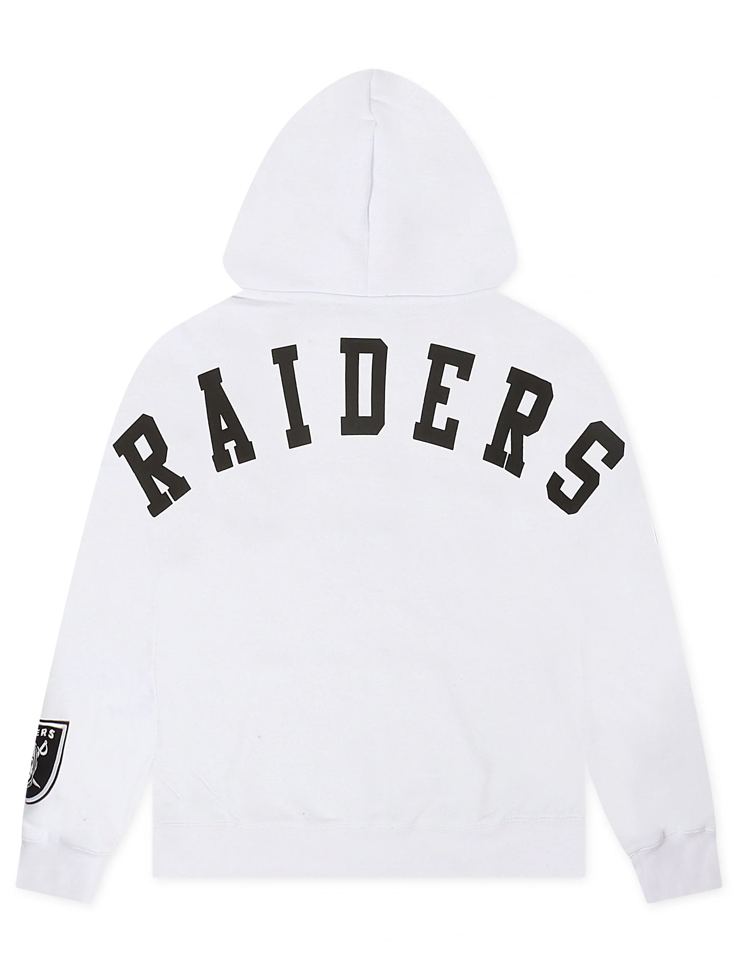 Pro Standard Las Vegas Raiders Wingspan Drop Shoulder Hoodie - White Denim Exchange
