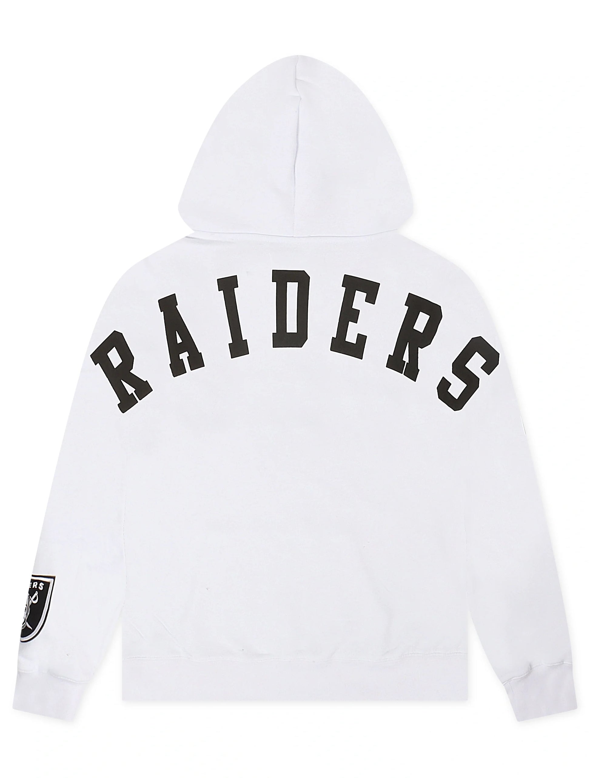 Pro Standard Las Vegas Raiders Wingspan Drop Shoulder Hoodie - White Denim Exchange