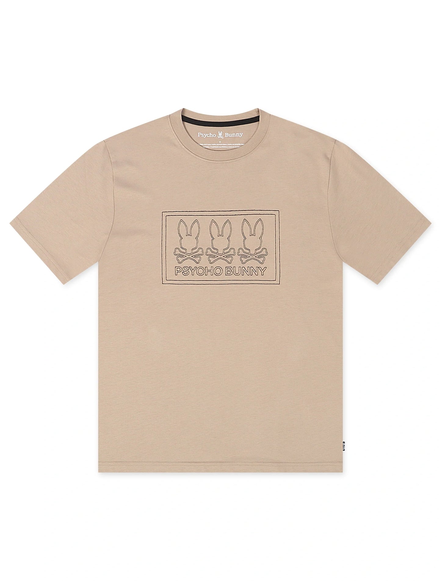 Psycho Bunny Tacoma Graphic Tee - Stone Denim Exchange