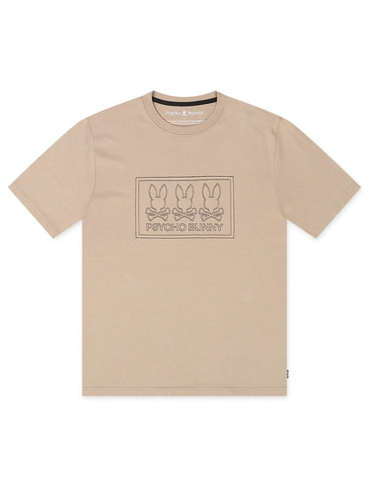 Psycho Bunny Tacoma Graphic Tee - Stone Denim Exchange