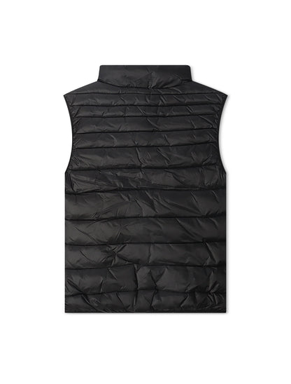 Psycho Bunny Blythe Packable Puffer Vest - Black Denim Exchange