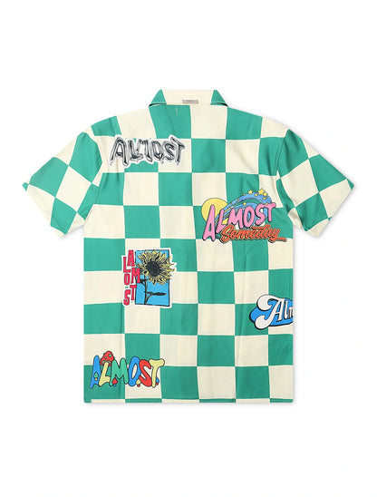 Almost Someday Hendrix Button Up - Green Denim Exchange