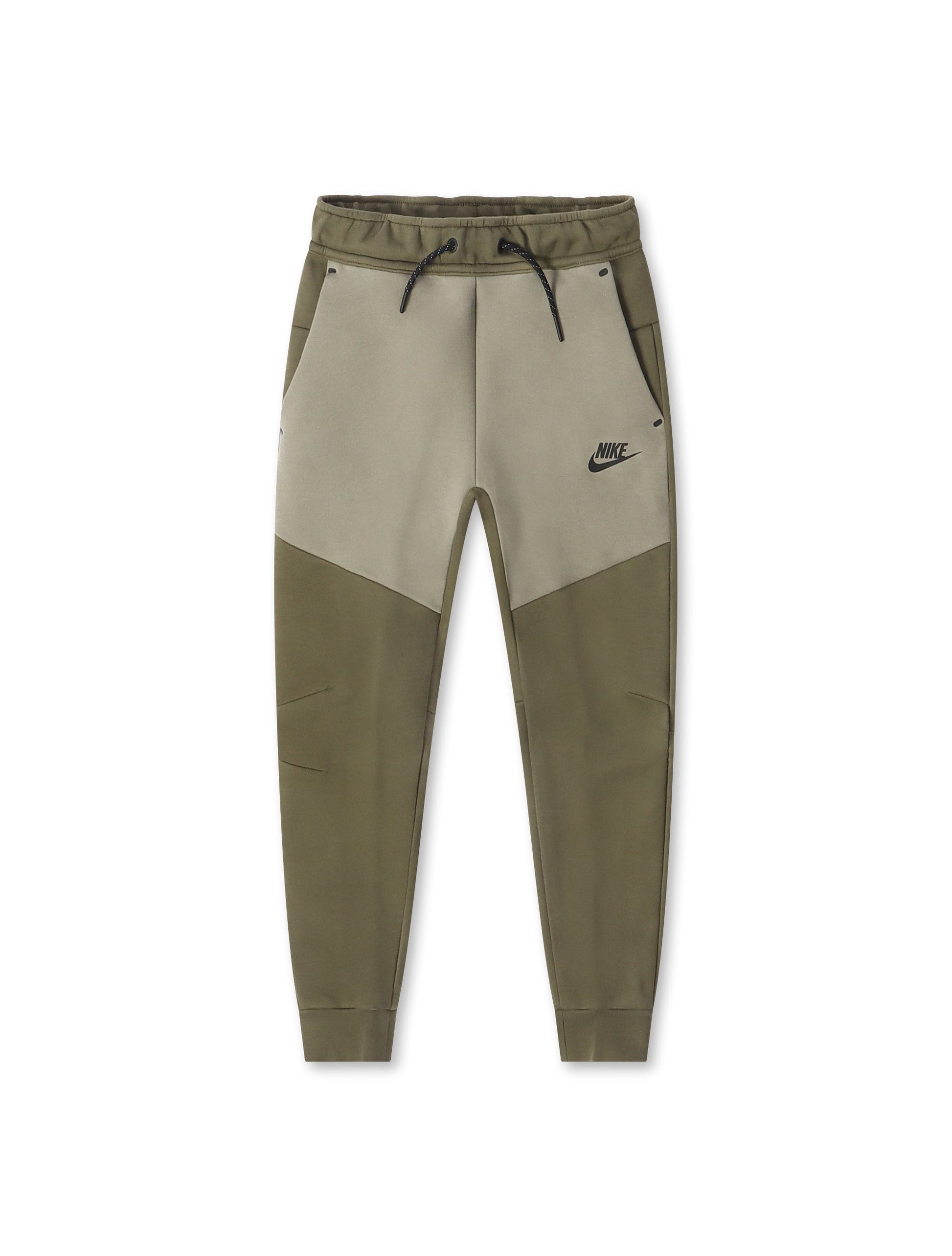 Nike Big Kids Tech Fleece Joggers - Medium Olive Denim Exchange
