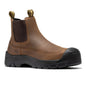 ROCKROOSTER Woodland Brown 6 inch Composite Toe Pull-on Leather Work Boots AK664 Rock Rooster Footwear Inc