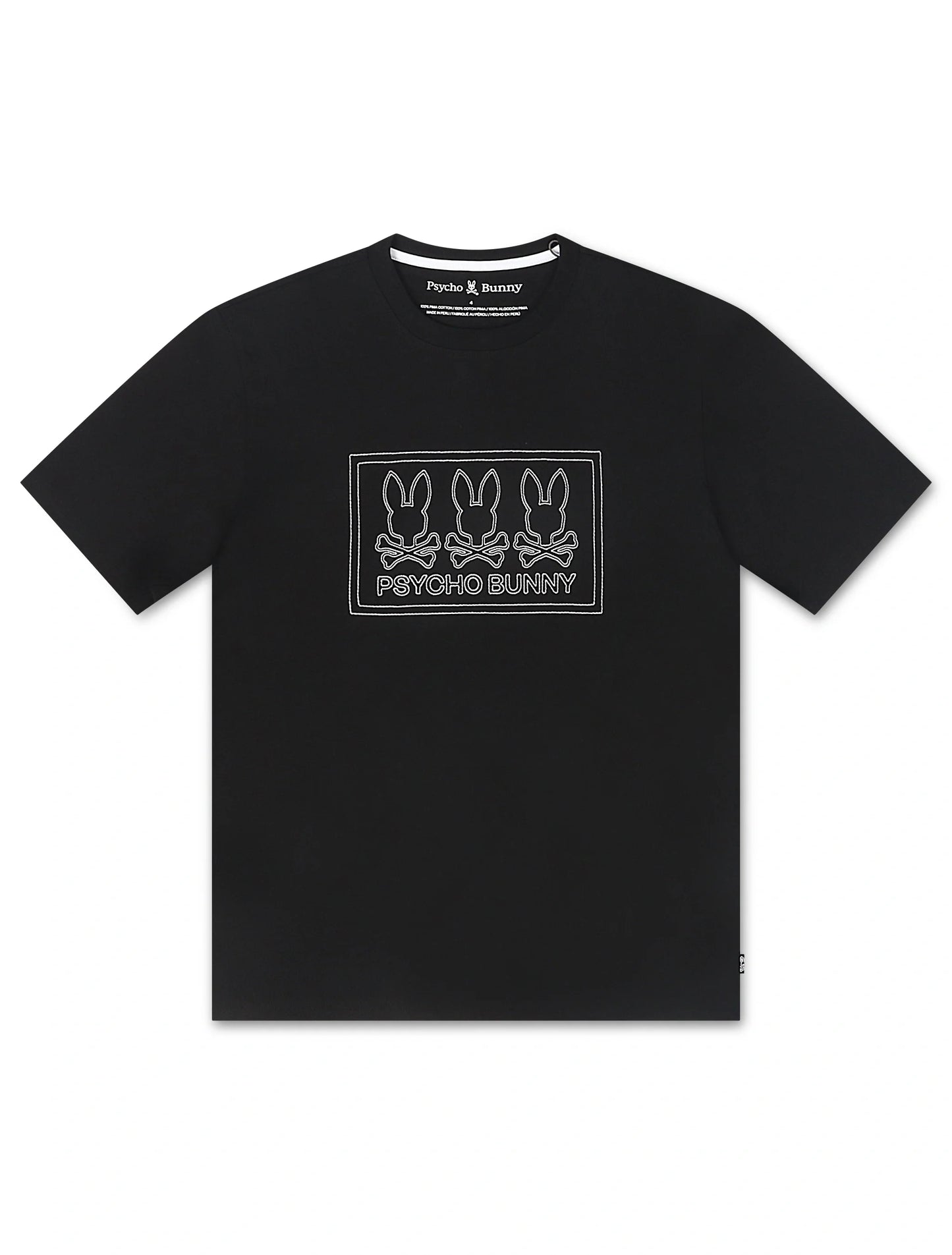 Psycho Bunny Tacoma Graphic Tee - Black Denim Exchange