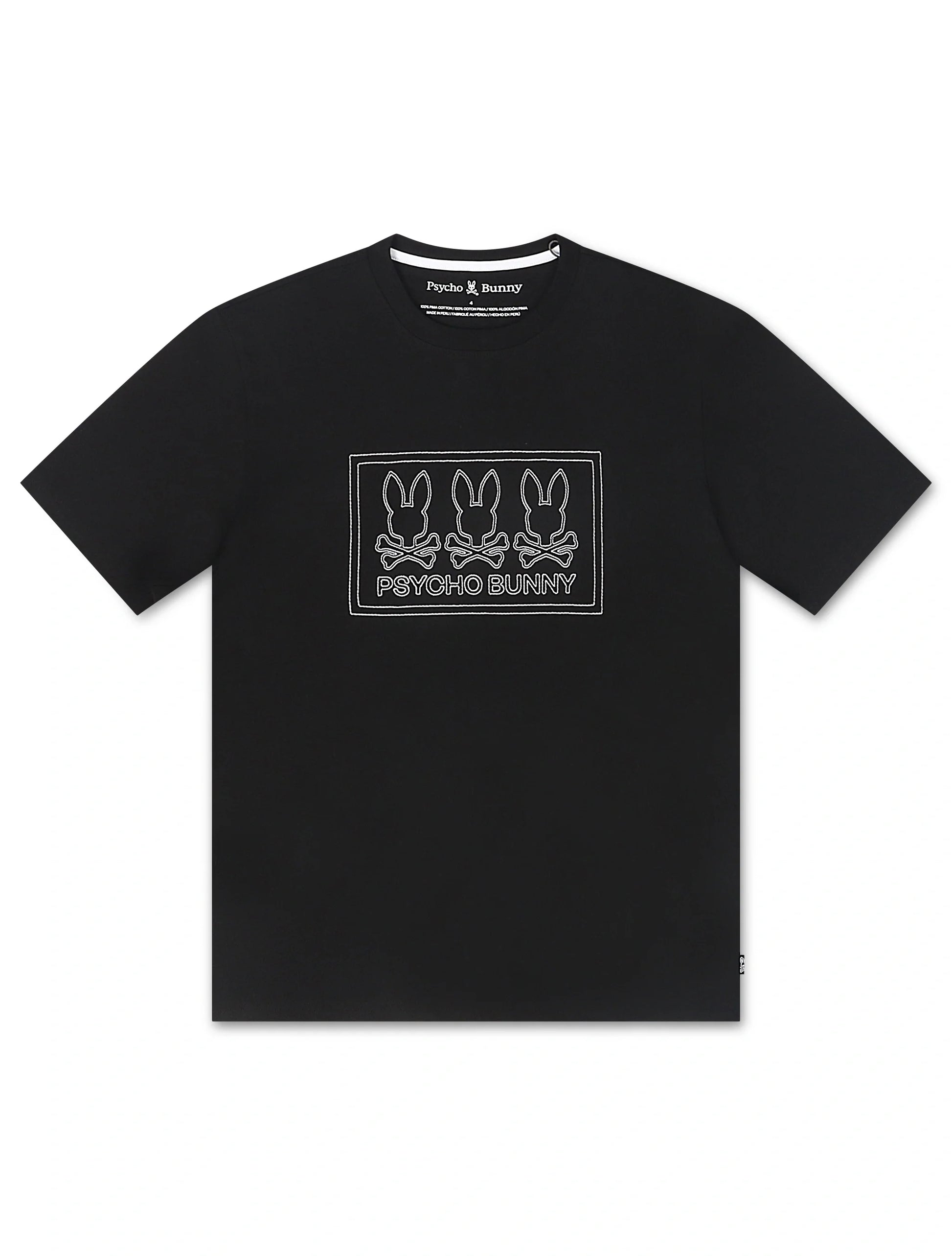 Psycho Bunny Tacoma Graphic Tee - Black Denim Exchange