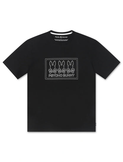 Psycho Bunny Tacoma Graphic Tee - Black Denim Exchange