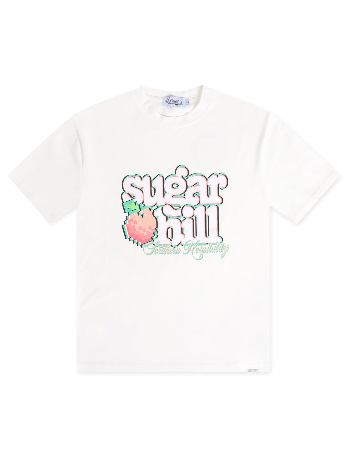 Sugarhill Peaches T-Shirt - White Denim Exchange